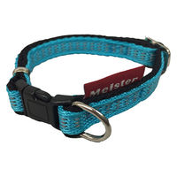 カワノ産業株式会社 マイスター クッションカラー SS ブルー×ブラック 4960638107501 1個入（直送品）