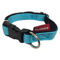 カワノ産業株式会社 マイスター クッションカラー S ブルー×ブラック 4960638107518 1個入（直送品）