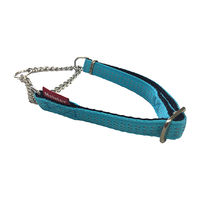 カワノ産業株式会社 マイスター クッションハーフチェーンカラー S ブルー×ブラック 4960638107563 1個入（直送品）