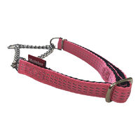 カワノ産業株式会社 マイスター クッションハーフチェーンカラー S ピンク×ブラック 4960638307567 1個入（直送品）