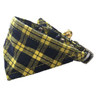 カワノ産業株式会社 マイスター キャットバンダナカラー NEWチェック S イエロー 4960638310543 1個入（直送品）