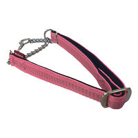 カワノ産業株式会社 マイスター クッションハーフチェーンカラー M ピンク×ブラック 4960638307574 1個入（直送品）