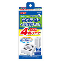 ジェックス ロカボーイS ゼオライト&活性炭マットN 4個パック 4972547041135 1個(4個)入（直送品）
