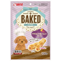 株式会社マルカン(サンライズ) BAKED ササミ&さつまいも入りロール 100g 4973321945311 1個(100g)入（直送品）