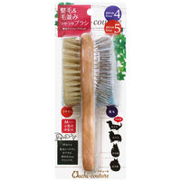 スーパーキャット おウチクチュール 豚毛クッションブラシ M 4973640009718 1個入（直送品）