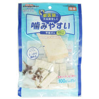 ドギーマンホワイデント 噛みやすい 平板ガム 野菜入り 100g(標準11本) 4976555825039 1個(100g)入（直送品）