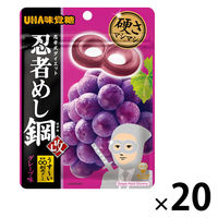グミ お配り菓子 忍者めし鋼 グレープ 1セット（1個×20）