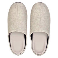 【スリッパ】富士工業 プレミアムビニールスリッパ 抗菌 チャールスタイプ Mサイズ ベージュ 1足