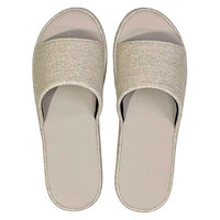 【スリッパ】富士工業 プレミアムビニールスリッパ 抗菌 コンフォートタイプ Lサイズ ベージュ 1足