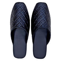 【スリッパ】富士工業 プレミアムビニールスリッパ 抗菌 ソフトタイプ Lサイズ ネイビー 1足