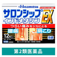 【アウトレット】サロンシップインドメタシンEX 12枚 久光製薬 腰痛 肩こり【第2類医薬品】