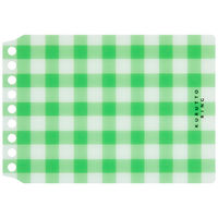 マルマン ミニサイズくるっとリング表紙チェック柄緑 FMR9PB-03 1セット(15個)（直送品）