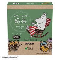 国太楼 ムーミン カフェインレス緑茶 三角ティーバッグ 1個（40バッグ入）