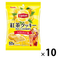クッキー リプトン 紅茶クッキー レモンティー 52g 1セット（1個×10）