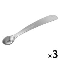計量スプーン 1mL オーバル型 セレクト100 000DH3134 1セット（1個×3） 食洗機可 貝印