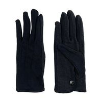 ウインセス 礼装用手袋 黒 綿 ホック 滑り止め付き L 1袋(12双入) * 1袋 69-4693-09（直送品）