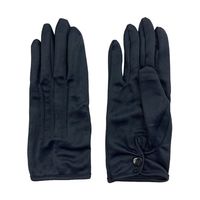 ウインセス 礼装用手袋 黒 ナイロン ホック付き M 1袋(12双入) * 1袋 69-4693-11（直送品）