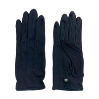 ウインセス 礼装用手袋 黒 綿 ホック付き M 1袋(12双入) * 1袋 69-4693-40（直送品）