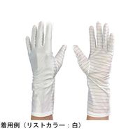 ウインセス 防塵手袋 静電気対策 ロングタイプ LL 1袋(10双入) * 1袋 69-4693-71（直送品）