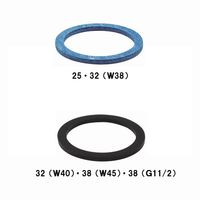 ミヤコ M6AーHP 排水栓取付パッキン 32(W40) 1個（直送品）