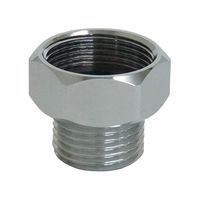 ミヤコ S60I 小便器用ニップル パッキン付 M25XG1/2 1個（直送品）