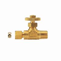 ミヤコ MV100RS ソロバン玉入 ストレート型(片口) 黄銅 12X1/2 1個（直送品）