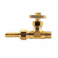 ミヤコ MV100U ストレート型 ユニオン付 黄銅 9X1/4 1個（直送品）