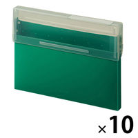 リヒトラブ Mutual コングレスケース A5ヨコ ディープグリーン コピー用紙150枚 A2070-7 1セット(1冊×10)