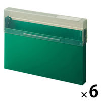 リヒトラブ Mutual コングレスケース A4ヨコ ディープグリーン コピー用紙300枚 A2073-7 1セット(1冊×6)