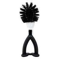 ニコット（Nicott）キッチンブラシ キッチン排水口洗いブラシ ブラック 1個 サンベルム