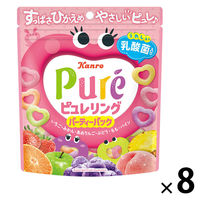 グミ 食べきりサイズ カンロ ピュレリングパーティパック 156g 1セット（1個×8）