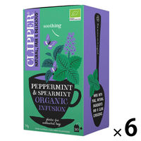 CLIPPER（クリッパー） オーガニックハーブティー ペパーミント＆スペアミント 1セット（20バッグ入×6個）