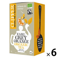 CLIPPER（クリッパー） オーガニックフェアトレードティー アールグレイ オレンジ 1セット（20バッグ入×6個）