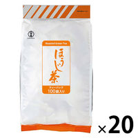 宇治の露製茶 業務用ほうじ茶ティーパック 1セット(100バッグ入×20)