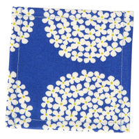 フラワーラミネートコースター ブルー studio CLIP