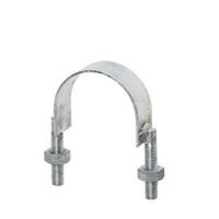 アカギ A10633 ドブメッキ Uバンド (SGP管用) 20A A10633-20A 1個（直送品）