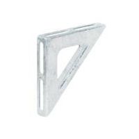 アカギ A10657 A型ブラケット (溶融亜鉛メッキ) 25 A10657-25 1個（直送品）