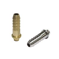 栗田製作所 ジョイントシリーズ 継手部品 No.1 竹の子 メッキ無 No01X1/4N 1セット(5個)（直送品）