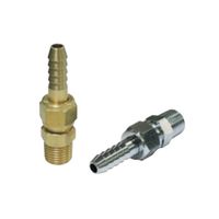 栗田製作所 ジョイントシリーズ 継手部品 No.8 ホースジョイント(Rネジ) No08X1/2 1個（直送品）