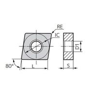 チップ CNMG090404NーSEWAC8115P CNMG090404N-SEW:AC8115P 1セット(10ケ)（直送品）