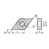住友電工ハードメタル チップ DNMG110412NーGU:AC6145M 1セット(10ケ)（直送品）