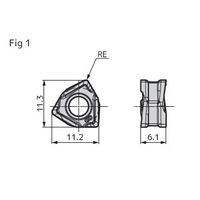 住友電工ハードメタル チップ XNMU060608PNERーG:ACS3000 1セット(10ケ)（直送品）