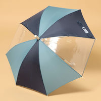 (らこれキッズ)レイン長傘 45cm ネイビー LAKOLE/ラコレ