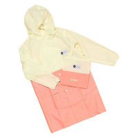 (らこれキッズ)レインコート 140cm ピンク 合羽 LAKOLE/ラコレ