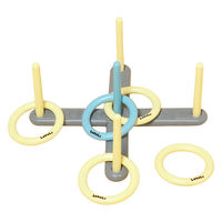 (らこれキッズ)輪投げセット イエロー×ブルー LAKOLE/ラコレ