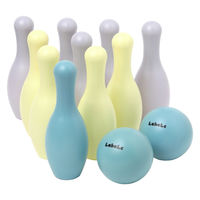 (らこれキッズ)ボウリングセット イエロー×ブルー LAKOLE/ラコレ