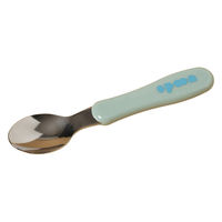 (らこれキッズ)カラーハンドルスプーン グリーン LAKOLE/ラコレ