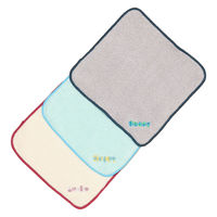 (らこれキッズ)刺繍ロゴミニタオル 3点セット GY×GR×IV LAKOLE/ラコレ