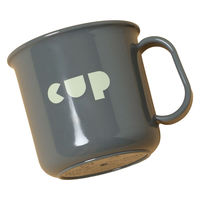 (らこれキッズ)ブロックロゴカップ チャコール マグカップ LAKOLE/ラコレ