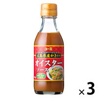 オイスターソース 230g 1セット（1本×3） 広島県産かき使用 牡蠣 コーミ